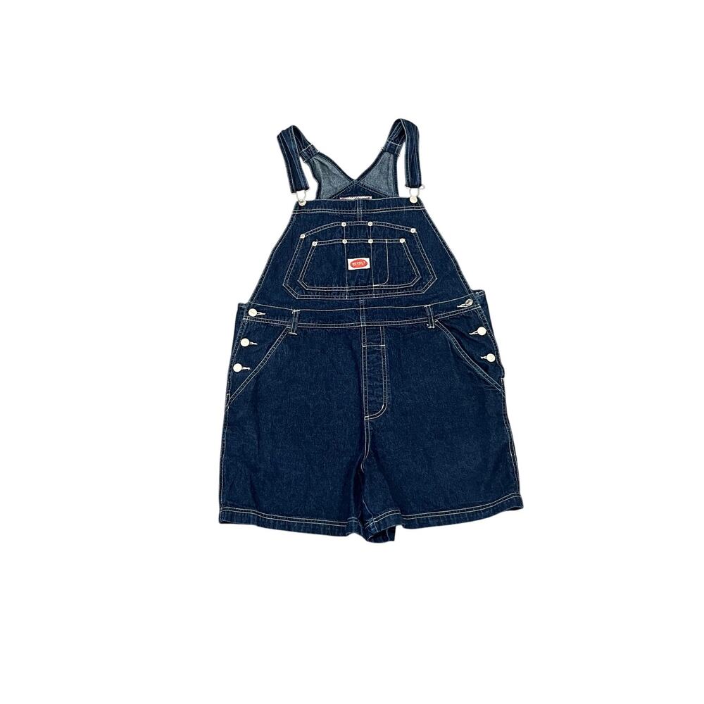 vintage 1990’s baggy short overalls